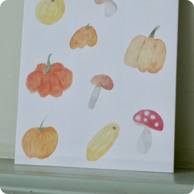 Citrouilles et champignons